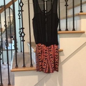 Potter’s Pot EUC Black Sequin Romper S